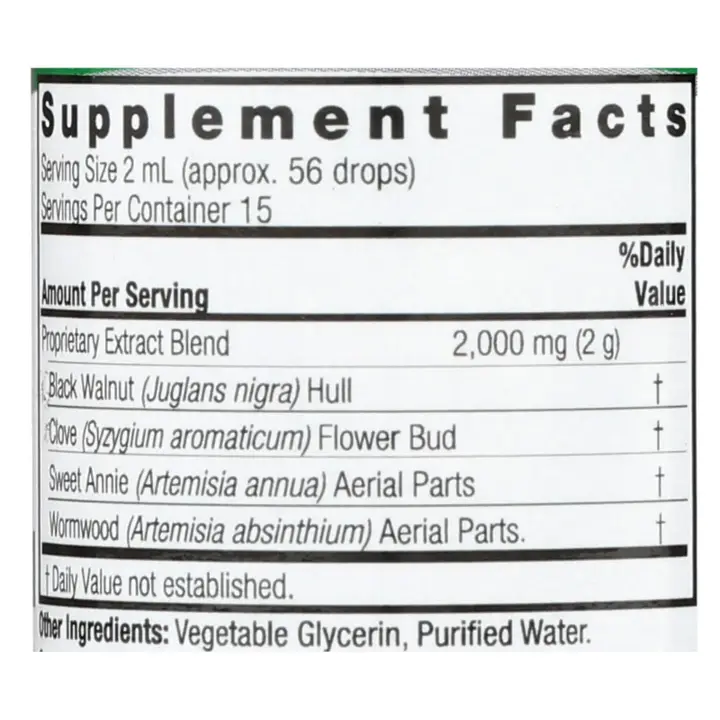 Black Walnut & Wormwood tincture 1oz - Image 2
